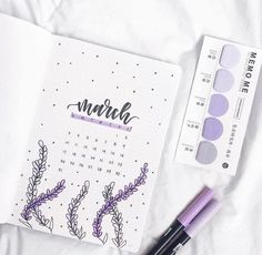 March Bullet Journal Cover, Bullet Journal Cover Page Ideas, Journal Cover Page Ideas, Cover Page Ideas, Minimalist Bullet Journal, Journal Cover Page, Bullet Journal Headers