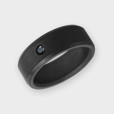 Elysium Ares: Solid Black Diamond Ring with a Black Diamond Inset Mens Black Diamond Ring, Men’s Black Ring, Black Diamond Ring Men, Mens Black Diamond Rings, Black Band Ring, Black Diamond Wedding Rings, Black Diamond Wedding Bands, Black Diamond Bands, Mens Diamond Wedding Bands