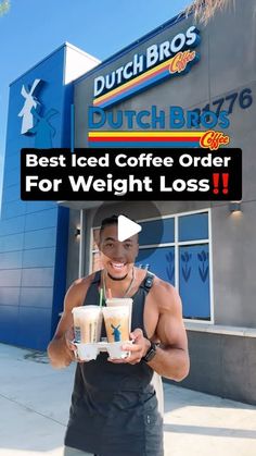 Trent Harrison | Online Fitness Coach on Instagram: "The best DUTCH BROS orders for fat loss🔥

The blended golden eagle is 1100 calories and 136g sugar 🤯

Here are some of my favorite options to go with instead of that. (Chocolate macadamia nut is my favorite).

✅Iced Protein golden eagle ~ 230 calories, 27g protein
-Medium Iced protein latte 
-Sugar free vanilla 
-Sugar free caramel 

✅Cold Brew Golden Eagle ~100 calories 
-Medium cold brew
-Sugar free vanilla 
-Sugar free carmel 
-1 scoop soft top 
-light cream 

✅Iced Protein Chocolate Macamia nut latte ~280 calories, 27g protein 
-Medium iced protein latte
 -Sugar free mocha 
-Sugar free macadimia nut
 -1 scoop soft top 

#coffee #dutchbros #espresso #lowcalorie #fastfood #weightloss #fitness #fitnessgoals #bellyfat #fatloss #coldbre Dutch Bros Orders, Trent Harrison, Protein Latte, Dutch Drinks, Caramel Cold Brew, Low Sugar Drinks, Restaurant Meals, Best Iced Coffee, Protein Chocolate