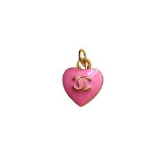 Pink vintage repurposed heart charm. Add to any of our chains! Chic Heart Necklace With Heart Charm, Vintage Heart Pendant Charm Necklaces, Vintage Charm Necklace With Heart Pendant, Vintage Double Heart Necklace With Heart Charm, Vintage Heart Charm Pendant, Vintage Double Heart Charm Necklace, Vintage Open Heart Necklace With Heart Charm, Elegant Pink Heart Charm, Luxury Pink Heart Necklace With Charm