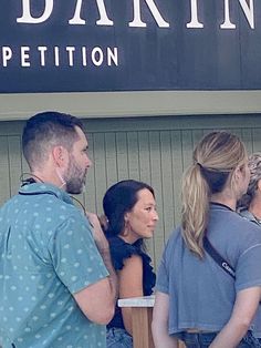 Joanna Gaines filming The Silos Baking Competition at The Silos Market In Waco Green Lawn