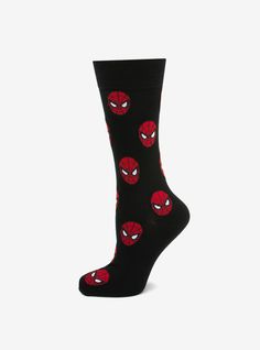 Spiderman Socks, Spider Man Black, Purple Toes, Man Socks, Fair Isle Socks, Navy Socks, Black Spider, Comfortable Socks, Black Socks