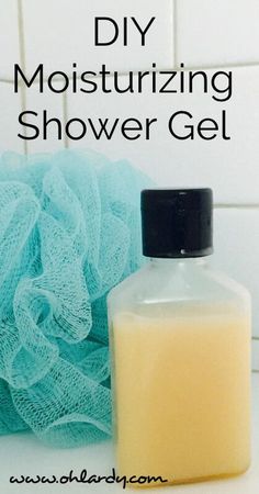 Homemade Moisturizing Shower Gel Recipe - Oh Lardy Homemade Moisturizer, Homemade Cosmetics, Avon Products