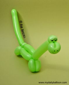 an inflatable balloon shaped like a snake