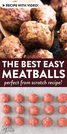 the best easy meatballs perfect from scratch recipe for beginners to make with video