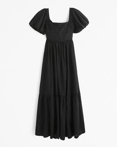 Women's The A&F Emerson Drama Bow-Back Maxi Dress | Women's Dresses & Jumpsuits | Abercrombie.com Abercrombie Dress, Fam Pics, Female Features, Fashion Silhouette, Maxi Styles, Bow Back, Plaid Dress, Black Plaid, Womens Maxi Dresses