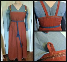 Cloth of Stars: The Great Big Viking Project Linen Apron Dress