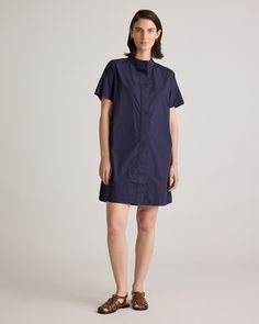 Our 100% Organic Cotton Short Sleeve Shirt Dress is designed for the modern woman who values both fashion and ease. Crafted from high-quality, organic cotton poplin, this dress is not only beautiful, but also environmentally friendly. The breathable fabric provides comfort and versatility, making it perfect for those warm, sunny days. Short Sleeve Shirt Dress, Short Sleeve Shirt Women, Silk Cami, Short Sleeve Dress Shirt, Quarter Zip Sweater, Blouse Dress, Quince, Cotton Poplin, Dresses Xs