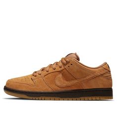 This Nike SB Dunk Low Pro “Wheat” is designed with tints slightly more saturated in hue. The suede uppers are completed in “Flax” and are contrasted with “Baroque Brown” details, with the latter featuring the Nike SB tongue tag, Nike heel tab branding, and the insoles. (SNKR/Skate/Unisex/Low Top/Non-Slip/Wear-resistant) Nike Sb Dunk Low Pro, Nike Sb Dunk Low, Sb Dunk Low, Nike Sb Dunk, Sb Dunk, Nike Dunk Low, Dunk Low, Nike Dunk, Nike Sb