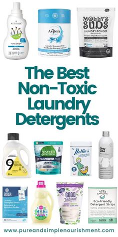 the best non - toxic laundry detergents