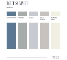 Light Summer Neutrals, Light Summer Colour Palette, Summer Neutral Outfits, Light Summer Style, Summer Pallet, Light Summer Clothes, Wardrobe Color Guide, Color Analysis Summer, Light Spring Color Palette