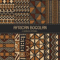 African Bogolan Digital Paper - Bogolan Seamless Patterns - Digital Download - Afro Tribal Mud Cloth Patterns - 8 JPG s A selection of 8 African Bogolan seamless patterns You get     1 ZIP file containing:                   8 JPG images 12x12 inches (3600x3600px, 300dpi)  The patterns are seamless (can be repeated endlessly) You can print these files as much as you want and use them in your crafts and projects, both personal and commercial. You can use these files as a part of web design. You are not allowed to share or sell the files.  You are not allowed to sell print on demand products using these files. If you have any questions feel free to contact me... Luxury Traditional Digital Prints For Festivals, Luxury Pallu Digital Prints For Navratri, African Body Art Patterns, African Print Fabric Background, South African Art Pattern, Cloth Patterns, African Pattern Design, Art Deco Fabric, Flower Sketches