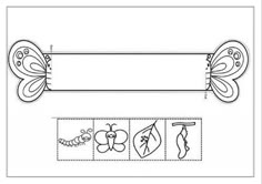 the cut and glue butterfly pattern is shown in this printable worksheet for children