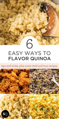 six easy ways to make flavored quinoa that are delicious and nutritious