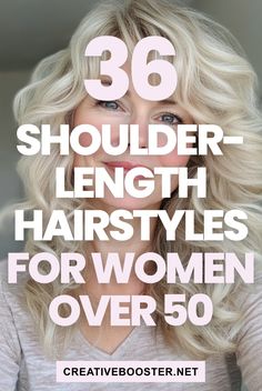 Click for More ➡️ | Save for Later ❤️  Discover 36 stunning shoulder-length hairstyles that suit women over 50 perfectly. From fashionable layered bobs to sleek wavy lobs, these hairstyles are crafted to enhance your natural beauty while keeping up with the current trends. Whether you’re searching for a low-maintenance cut or an adventurous new color, these styles will help you stand out with confidence.  #HairstylesOver50 #ShoulderLengthHair #LayeredHair #2024HairTrends #MatureBeauty #HairInspiration #BobHaircut #WavyHair #GrayHairStyle #WomenOver50Fashion Hairstyles For Medium Length Thinning Hair, Shoulder Length Gray Hairstyles, Quick Easy Shoulder Length Hairstyles, Medium Length Hair With Layers For 50, Shoulder Length Hairstyles For Women Over 50, Hairstyles For Medium Length Hair For Women Over 60, Shoulder Length Hair Cuts For Thick Hair, Shoulder Length Hair Curly Waves, Haircuts For 50+ Women