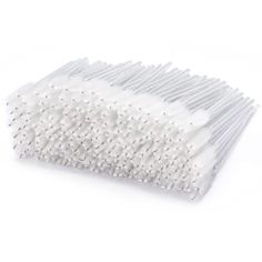 PRICES MAY VARY. Package include - 200 Pcs white lash spoolies. Size - 3.9" lash brush overall length, 1" brush head Hygienic - Disposable mascara wands are perfect for separating eyelashes before and/or after mascara application. Don't worry about contamination of mascara or mascara clumping The brush head can be bent slightly as you need. When used dry (w/no mascara on them), the spoolies are helpful for smoothing out fresh, clumpy mascara application Eyebrow spoolie are also good for combing Eyebrow Spoolie, Clumpy Mascara, Lash Brush, Disposable Mascara Wands, Mascara Application, Makeup Kits, Mascara Brush, Mascara Wands, Beauty Salons