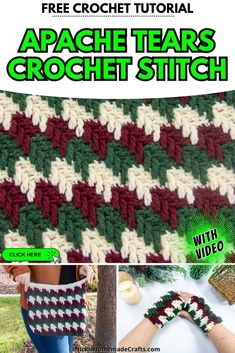 the crochet pattern is featured in this video