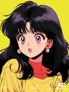 Anime Eyes 90s Style, 80s Anime Hairstyle, 80s Anime Drawing Style, 80s 90s Anime Style, 80s Anime Woman, 70s Anime Art Style, 90s Manga Art, 80s Anime Art Style, 1980s Anime