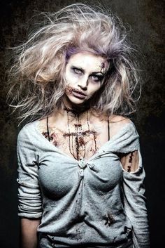 40 Amazing Zombie Costume Ideas - Bored Art Halloween Zombie Makeup, Cheap Halloween Costumes, Diy Kostüm, Zombie Costume, Zombie Makeup