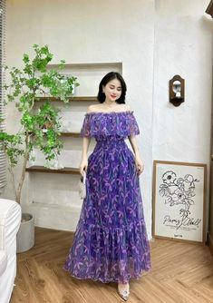 Modern Fairy, Simple Long Dress, Style Guru, Myanmar Dress Design, Diy Fashion Clothing, Maxi Skirt Dress, Cute Prom Dresses, Designer Dresses Casual, Fairytale Dress