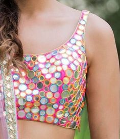 100 Latest Mirror Work Saree Blouse Designs (2022) For Lehengas and Sarees Work Saree Blouse Designs, Mirror Work Saree Blouse, Saree Bluse, Saree Blouse Design, Mirror Work Saree, Mirror Work Blouse Design, Mirror Work Blouse, Choli Blouse, Wedding Saree Blouse