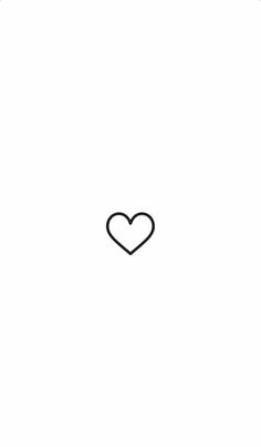 the outline of a heart on a white background