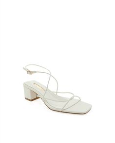 Free shipping and easy returns on BiLLiNi Meyli Sandal In White. Classicly cute and all-day-wearable. We love this sandal.Meyli by Billini is a strappy low block heel.Featuring;mid White Sandal Heel, White Sandal, White Strappy Sandals, Bridal Heels, Sling Back, Strappy Sandals, New Shoes, My Girl, Love This