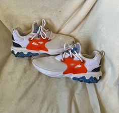 React Presto Nike, Nike React Presto, Orange Sneakers, Nike React, Nike, Orange, Sneakers, Best Deals, White