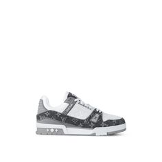 LOUIS VUITTON® - Lv Trainer Sneaker - Grey Lv Trainers, Lv Trainer Sneaker, Luxury Gifts For Men, Mens Designer Watches, Louis Vuitton Official Website, Ballerina Pumps, Shoe Boot Sandals, Louis Vuitton Official, Buckle Shoes