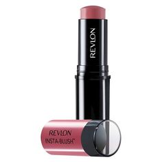 Color: Berry Kiss    Illuminate and enhance your best features with the Revlon Insta-Blush mistake-proof blush stick. This luxurious, cream-to-powder formula is sheer, blendable and easy to use for an instant kiss of color anytime, anywhere - perfect for on-the-go touch-ups. Cheeks appear naturally flushed and beautiful with this cream blush that provides the perfect finishing touch to a contoured or highlighted look. Available in 4 globally gorgeous shades. Best Drugstore Blush, Revlon Blush, Neutral Skin Tone, Fix Makeup, Cheek Makeup, Blush Stick, Revlon Super Lustrous