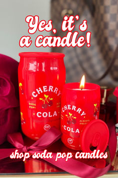 Cherry Cola Candle Lit Coke Kitchen, Sugared Berries, Autumn Fragrance, Boo Baskets, Candy Candle, Specialty Candles, Soda Flavors, Novelty Candles, Candle Types