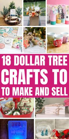 dollar tree crafts to make and sell