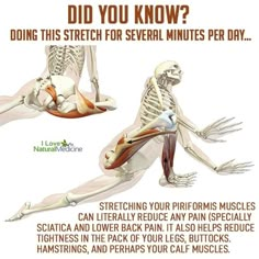 a poster explaining how to stretch out muscles