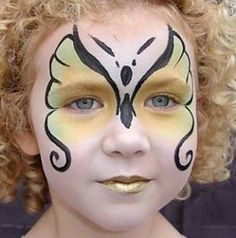 Face Painting Ideas, Designs & Pictures | Face Paint Ideas | Snazaroo - Snazaroo Paint Butterfly, Fairy Face Paint, Butterfly Face Paint, Make Carnaval, Girl Face Painting, Butterfly Makeup, Butterfly Face