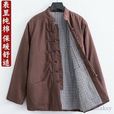 New Hot Sale Fashion Men‘s Male Boy Mens Coats  Overcoats Jacket Outwear Slim fit  Clothes Specifications:  Material : Size :US XS S M L XL XXL XXXL 4XL 5XL /Asian M L XL XXL XXXL XXXXL XXXXXL 6XL 7XL The Tag of The clothes you received  is Marked as Asian Size(Eg : if you Ordered US L=Asian XXL,the tag is XXL) China Item Run small,Suggest you choose next size up Than Usual  If you are not sure about the size,please give me your height in CM and weight in KG and the size you usually wear Any pro Winter Cotton Blazer With Stand Collar, Casual Single-breasted Blazer With Stand Collar, Brown Long Sleeve Sport Coat For Spring, Brown Long-sleeved Cotton Sport Coat, Brown Cotton Long Sleeve Sport Coat, Brown Cotton Sport Coat, Long Sleeve Brown Cotton Blazer, Chinese Fashion Men, Fit Clothes