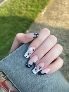 Punk Nails, Fancy Nails Designs, Goth Nails, Work Nails, Trendy Nail Art, Acrylic Nails Coffin Short, Short Acrylic Nails Designs, Nails 2024