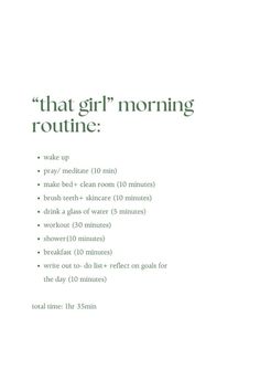 #routine #morning #motivation #goals #manifest #productive #selfcare #romanticizing #clean Morning Habits To Change Your Life, How To Get Into A Routine, Self Care Check In, Self Maintenance Routine, Self Care Routines, 4 Am Morning Routine, Saturday Morning Routine, Glow Up Ideas, 5 Minutes Workout