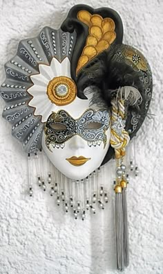 Mask Luxury Artistic Masks For Mardi Gras, Venice Mask, Venetian Carnival Masks, Mask Drawing, Venetian Carnival, Carnival Of Venice, Wall Mask, Venetian Masks, Venice Carnival