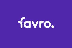 the word favro on a purple background