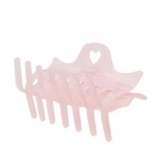 The perfect claw clip for thick, voluminous hair of any texture. Create an effortless look for morning to night. No pull, no headache, just good hair. Use this claw clip on dry or wet hair. Designed for voluminous hair Clip Color: Pink Vanilla Dimensions: 4" x 2 1/2" Hair Clip Custom biodegradable acetate Weighs 1.2 oz Coquette Claw Clip, Thick Voluminous Hair, Pink Claw Clip, Wishlist Pink, Emi Jay, Custom Gift Cards, Pink Vanilla, Good Hair, Voluminous Hair