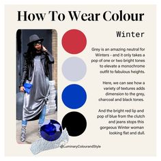 Colour Analysis | Style Personality Analysis | Personal Styling (@luminarycolourandstyle) • Instagram photos and videos Cool Winter Color Palette, Colorful Wardrobe, Clear Winter