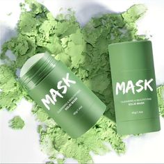 Green Tea Mask, Deep Cleanse Green Tea Mask,Green Mask Stick For Blackheads, Non-Porous Deep Cleansing Mask Pen Green Tea Cleanse, Green Tea Mask, Cleansing Mask, Cleansing Face, Skin Pores, Anti Ageing, Clean Pores, Green Tea Extract, Anti Acne