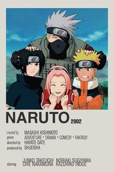 the poster for naruto