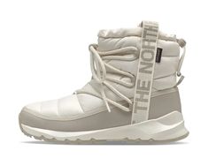 The North Face ThermoBall™ Lace-Up Waterproof | Zappos.com White Winter Boots, North Face Boots, North Face Brand, Womens Casual Boots, Womens Waterproof Boots, Cold Weather Boots, White Boots, Winter Boots Women, North Face Women