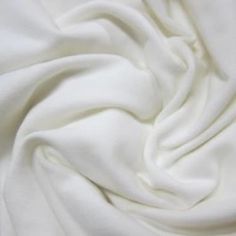 the white fabric is very soft and smooth