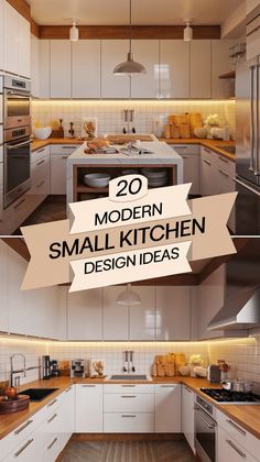 modern small kitchen design ideas that are easy to do in your own home or apartment