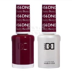 DND Duo Gel - 456 Cherry Berry Dnd Polish, Nails Stronger, Dnd Gel Nail Polish, Dnd Nail Polish, Luminous Nails, Dnd Gel Polish, Daisy Nails, Gel Lacquer, Gel Polish Colors