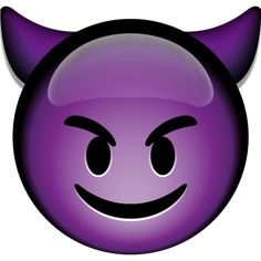 Emoji Png Black Background, Png Black Background, Devil Emoji, Emoji Png, Black Background, Smiley, Purple, Black