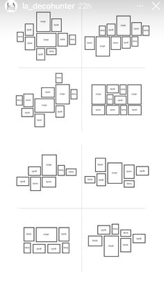 four different types of square and rectangle shapes