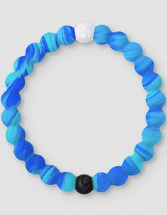 Lokai Ocean Bracelet. Slide On Style, Stretches Over Wrist. White Bead Is Infused With Water From Mt Everest, Black Bead Carries Mud From The Dead Sea. Please Note, The Water In The White Bead May Evaporate Over Time As Silicone Is A Porous Material. Imported. Sizes:s: 6"m: 6.5"l: 7" Nike Winter Jackets, Water Bracelet, Ocean Bracelet, Mt Everest, Graphic Trends, Porous Materials, Mens Trends, Dead Sea, Metallic Dress